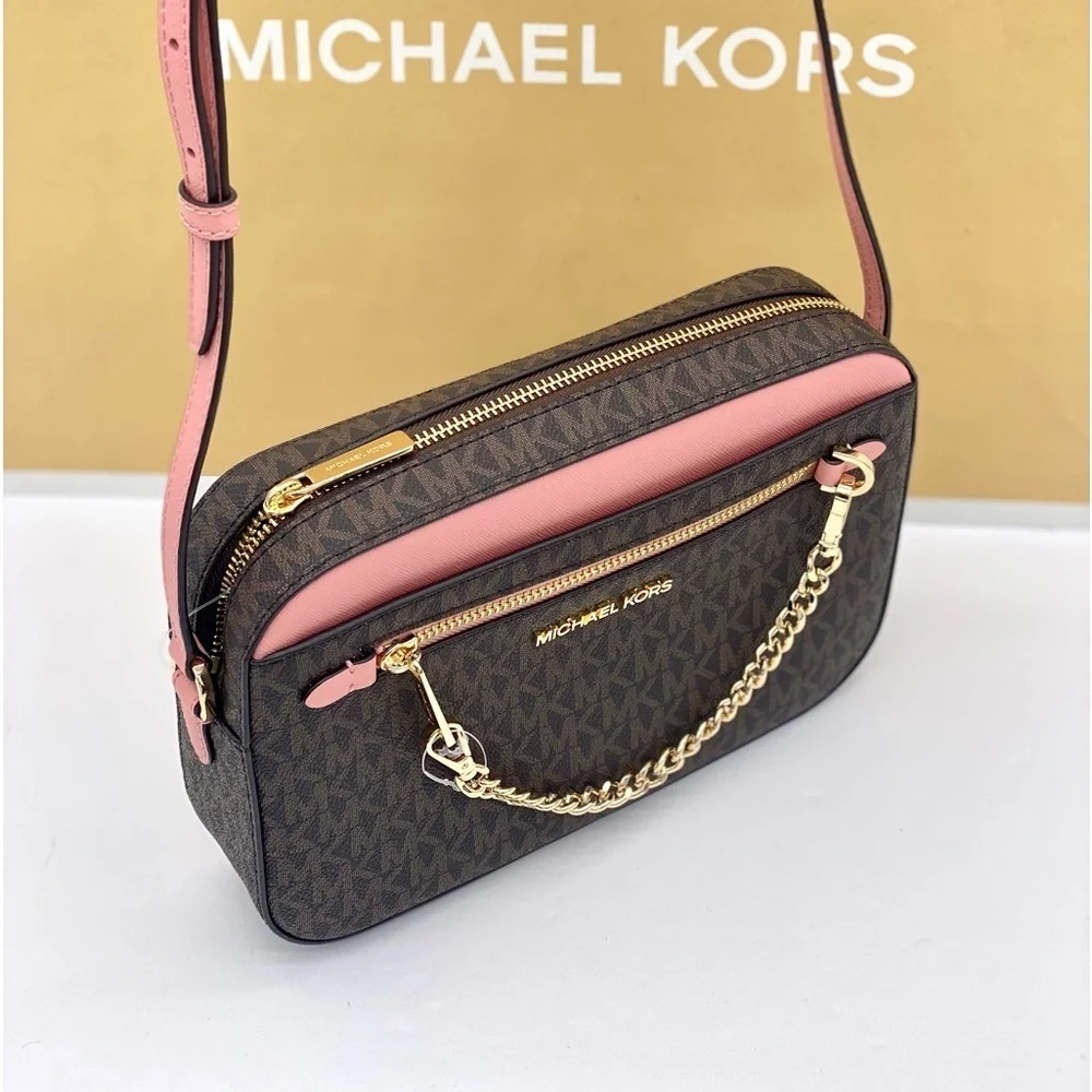Michael Kors Jet Set Travel EW zip Chain Crossbody Primrose Multi
